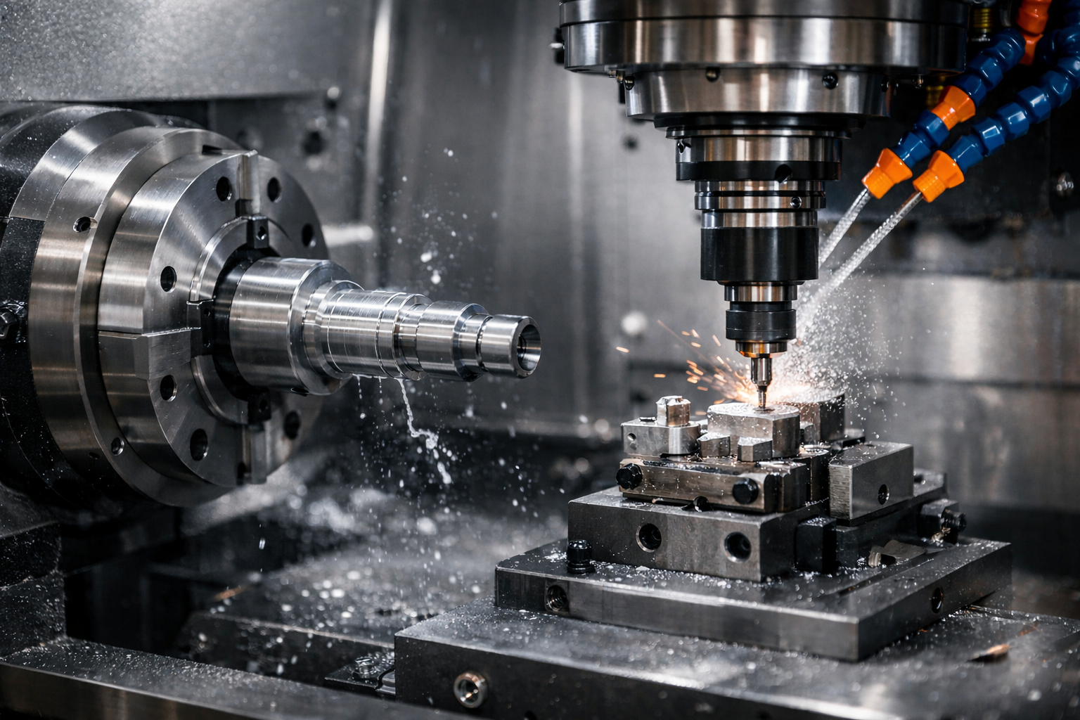 Turning and milling using advanced CNC machines at King Epoxy Emblem Co., Ltd